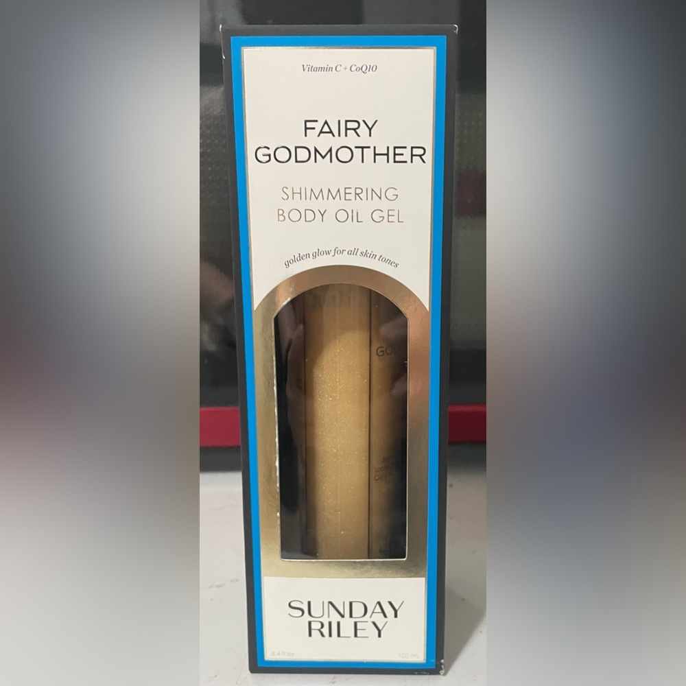Sunday Riley fairy godmother shimmering body oil